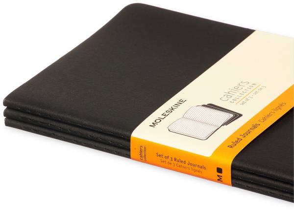 Moleskine notizheft cahier a5 495-6 liniert, schwarz 3 stück - Moleskine-495-6-9788883704956-05.jpg