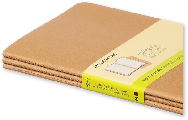 Moleskine notizheft cahier a5 500-7 blanko, natur 3 stück - Moleskine-500-7-9788883705007-05.jpg