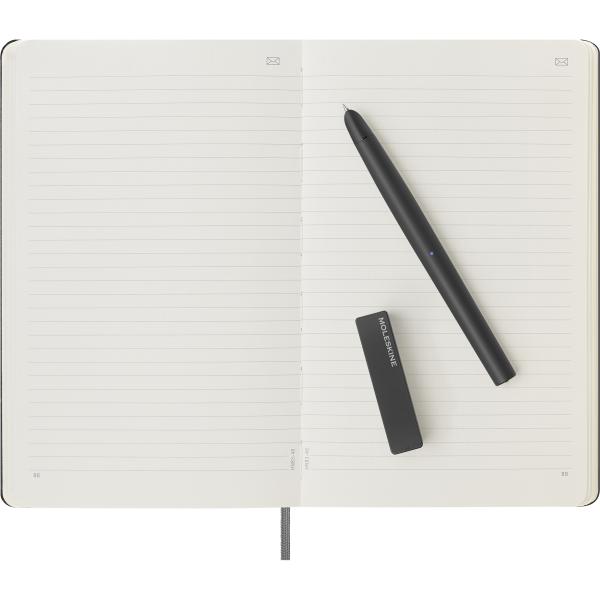 Moleskine smart writing set smart pen+3 56598851571 schwarz, liniert, 176 blatt - Moleskine-56598851571-8056598851571