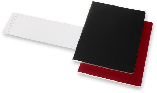Moleskine notizheft karton a4 602510 liniert,bk/cranb.,120s. 2 stk. - Moleskine-602510-8053853602510-05.jpg