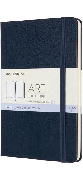 Moleskine skizzenbuch hc 18.2x11.8cm 603104 medium, saphir, 88 seiten - Moleskine-603104-8053853603104