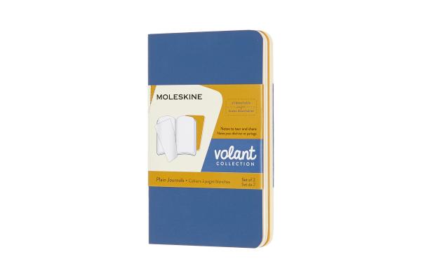 MOLESKINE Notizheft 2x 10.5x6.5cm 620558 blanko,feilchen/bernst.,56 S.