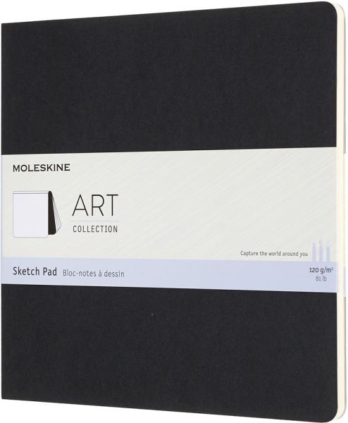 Moleskine skizzenblock square sc 19x19cm 626833 schwarz, 48 seiten - Moleskine-626833-8058647626833
