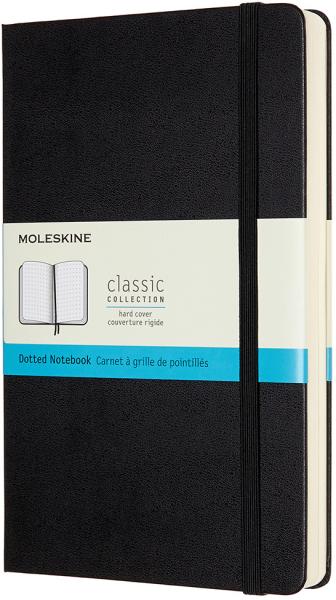 Moleskine notizbuch hc l/a5 628035 gepunktet, schwarz,400 seiten - Moleskine-628035-8058647628035