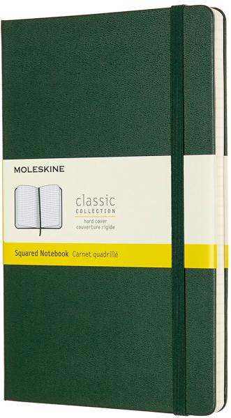 Moleskine notizbuch hc l/a5 629087 kariert, myrtengrün, 240 s. - Moleskine-629087-8058647629087