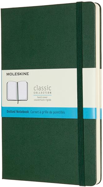 Moleskine notizbuch hc l/a5 629094 gepunktet, myrtengrün, 240 s. - Moleskine-629094-8058647629094