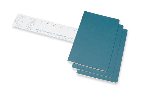 Moleskine notizbuch karton 3x l/a5 629599 liniert, lebhaftes blau,80 s. - Moleskine-629599-8058647629599-03.jpg