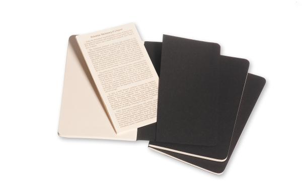 Moleskine notizheft cahier a6 704918 blanko, schwarz 3 stück - Moleskine-704918-9788883704918-04.jpg