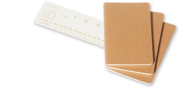 Moleskine notizheft cahier a6 704925 liniert, natur 3 stück - Moleskine-704925-9788883704925-03.jpg