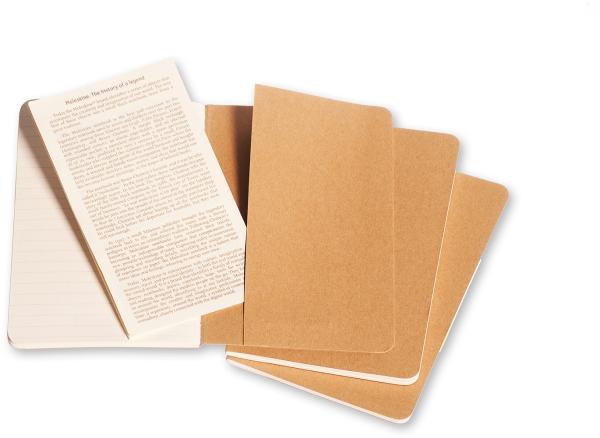Moleskine notizheft cahier a6 704925 liniert, natur 3 stück - Moleskine-704925-9788883704925-04.jpg