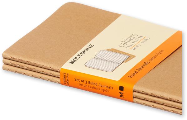 Moleskine notizheft cahier a6 704925 liniert, natur 3 stück - Moleskine-704925-9788883704925-05.jpg