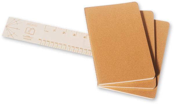 Moleskine notizheft cahier a5 704987 liniert, natur 3 stück - Moleskine-704987-9788883704987-03.jpg