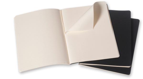 Moleskine notizheft cahier xl 25x19cm 705014 liniert, schwarz 3 stück - Moleskine-705014-9788883705014-02.jpg
