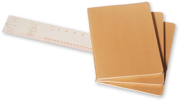 Moleskine notizheft cahier xl 25x19cm 705045 liniert, natur 3 stück - Moleskine-705045-9788883705045-03.jpg