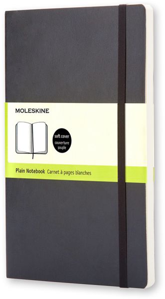 Moleskine notizbuch soft a6 714-8 blanko schwarz - Moleskine-714-8-9788883707148