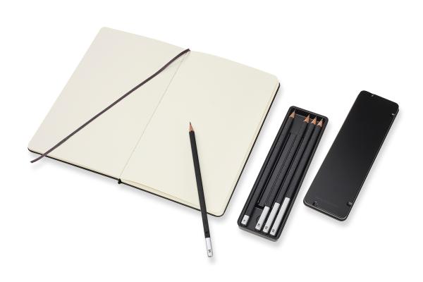 Moleskine skizzen set l/a5 717585 hc, noir, zeichenstift-set - Moleskine-717585-8058341717585-02.jpg