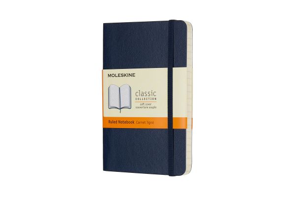 Moleskine notizbuch p/a6 854719 liniert,soft cover,saphir - Moleskine-854719-8055002854719