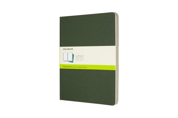 Moleskine cahier xl, 3x, blanko 855358 myrtengrün 3 stück - Moleskine-855358-8055002855358