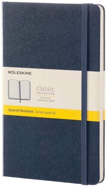 Moleskine notizbuch l a5 893762 kariert saphir - Moleskine-893762-8051272893762