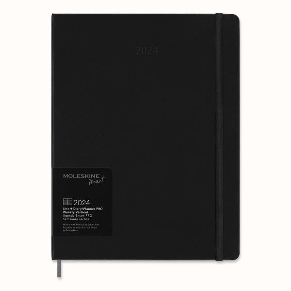 Moleskine agenda smart weekly pro 2026 smdhb12pro4y26 1w/2s schwarz hc 19x25cm - Moleskine-smdhb12pro4y26-8056999275853
