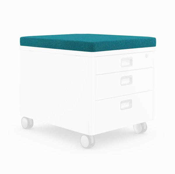 Moll sitzkissen 43x54x5cm 1002636-505 petrol, zu rollcontainer - Moll-1002636-505-4042984252224