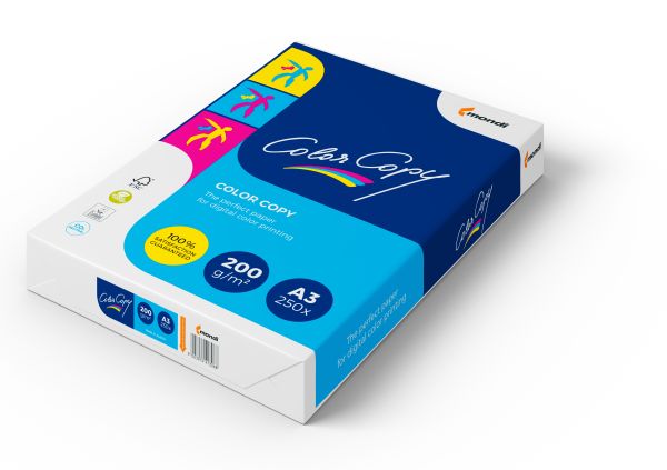 Mondi color copy paper a3 88008639 200g, weiss 250 blatt - Mondi-88008639-9003974404295