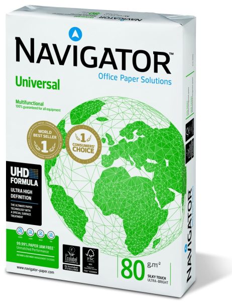 Navigator kopierpapier universal a4 19280 80g weiss 500 blatt - Navigator-19280-5602024006102