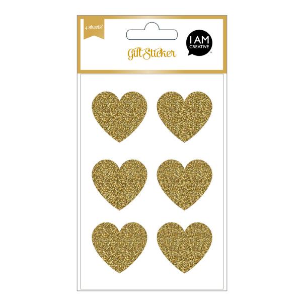 Neutral sticker, herz gold, 4087.52 4 bl., set ii - Neutral-408752-7611983160105