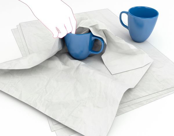 Neutral seidenpapier 428897 50x75cm, 18g 250bogen - Neutral-428897-7611115016690