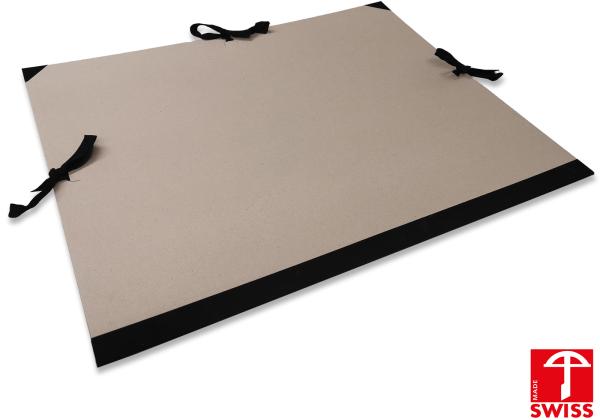 Neutral zeichenmappe karton 665050 27x37cm grau - Neutral-665050-7612532050519