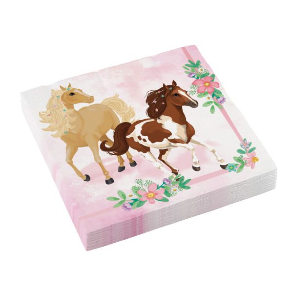 Neutral servietten pferd 9909876 33x33cm 20 stück - Neutral-9909876-0194099037877