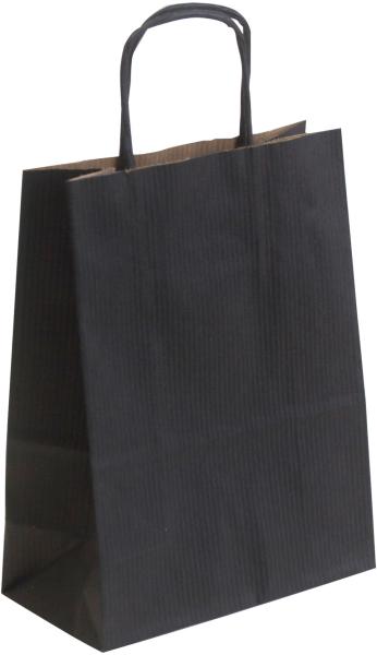 Neutral tragtaschen allegra schwarz sdf16-798 kraft,110g, 16x8x21cm 25 stk. - Neutral-sdf16-798-8006715312867