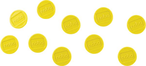 Nobo magnet rund 24mm 1915295 gelb 10 stück - Nobo-1915295-5028252611176-03.jpg