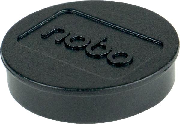 Nobo magnet rund 32mm 1915298 schwarz 10 stück - Nobo-1915298-5028252611206