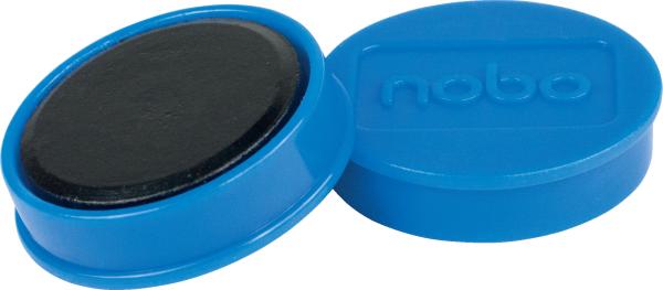 Nobo magnet rund 32mm 1915299 blau 10 stück - Nobo-1915299-5028252611213-02.jpg