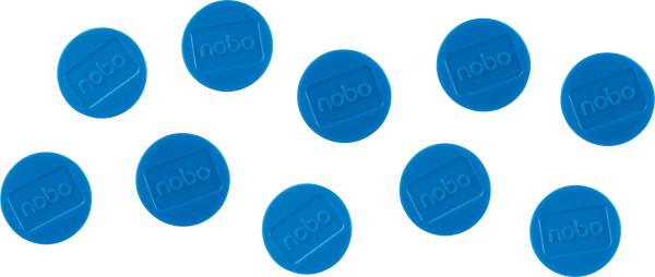 Nobo magnet rund 32mm 1915299 blau 10 stück - Nobo-1915299-5028252611213-03.jpg