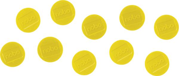 Nobo magnet rund 32mm 1915302 gelb 10 stück - Nobo-1915302-5028252611244-03.jpg