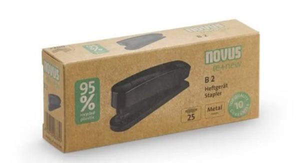 Novus heftgerät b2 re+new b2 0201931 schwarz, 25 blatt - Novus-b2-0201931-4009729067840-02.jpg