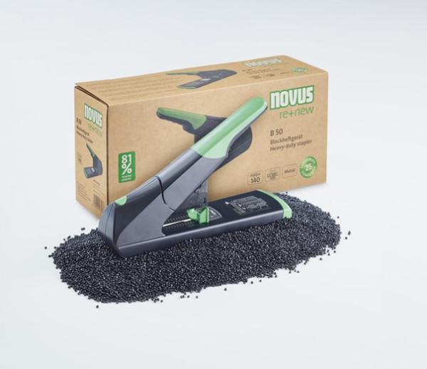 Novus blockheftgerät b50 re+new b50 023-0065 schwarz/grün, 140 blatt - Novus-b50-023-0065-4009729077986-02.jpg