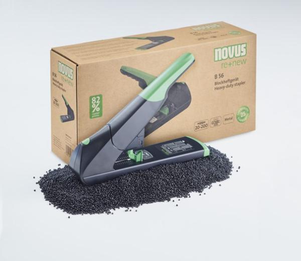 Novus blockheftgerät b56 re+new b56 023-0066 schwarz/grün, 200 blatt - Novus-b56-023-0066-4009729078006-02.jpg