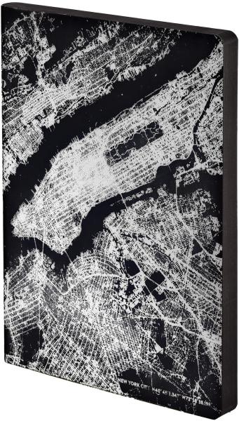 Nuuna notizbuch graphic l 53634 light, nyc, 165x220, dotted - Nuuna-53634-4260358553634