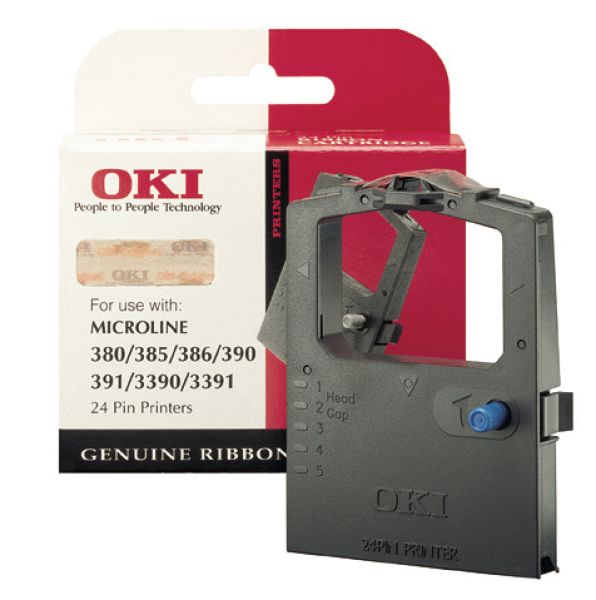 Oki farbband nylon schwarz 09002309 ml 391 - Oki-09002309-5031713352006