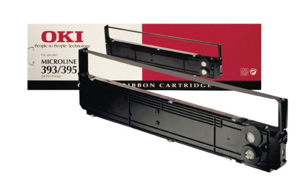 Oki farbband nylon schwarz 09002311 ml 393/395 - Oki-09002311-5031713354000