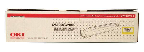 Oki toner yellow 42918913 c9600 15'000 seiten - Oki-42918913-5031713026815