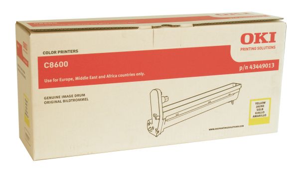 Oki drum yellow 43449013 c8600 20'000 seiten - Oki-43449013-5031713037637
