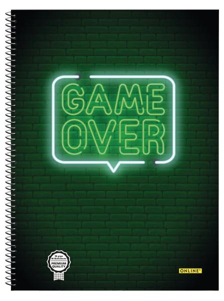 Online collegeblock game over a4 07922/9 kariert, 90g, 80 blatt - Online-07922-9-4014421079220