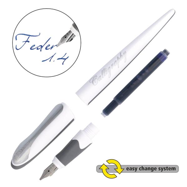 Online füllhalter air rose 0.8mm 10040/3d white - Online-10040-3d-4014421100405-03.jpg