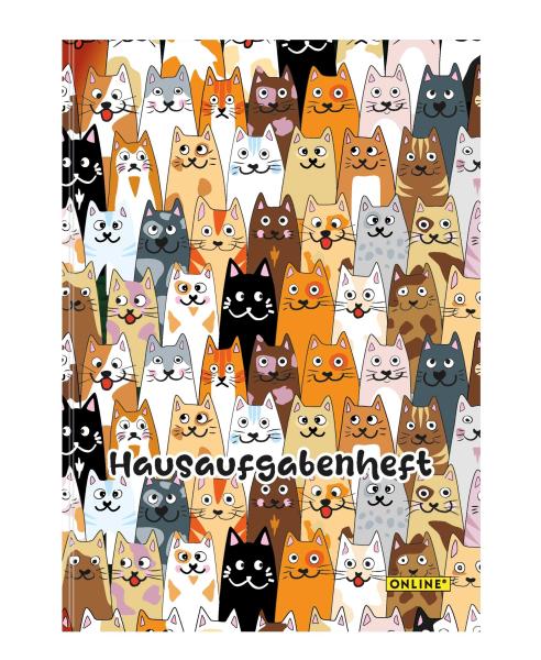 Online hausaufgabenheft a5 10118/12 fluffy cats 48 blatt - Online-10118-12-4014421101181