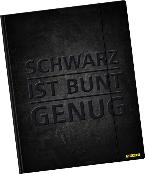 Online gummizugmappe a3 10125/6 schwarz - Online-10125-6-4014421101259