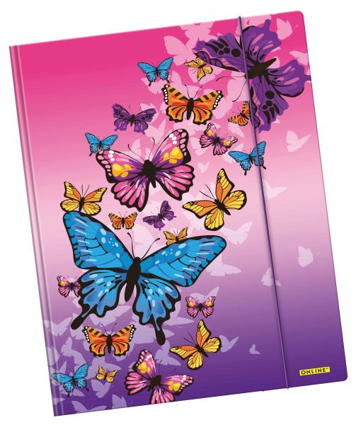 Online gummizugmappe a3 10150/6 butterfly - Online-10150-6-4014421101501
